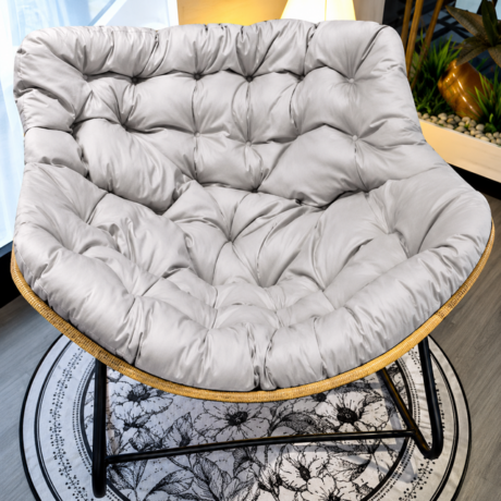 Silla Balcón Gris 120x108x50